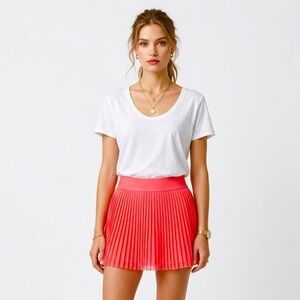 Lululemon Mesh Pleats Mid-Rise Tennis Skirt  Lipgloss Pink Pleated Skort  12
